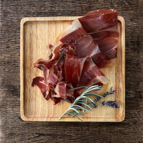 Szynka dojrzewająca 36 mies. ze świń Pata Negra, 75 g