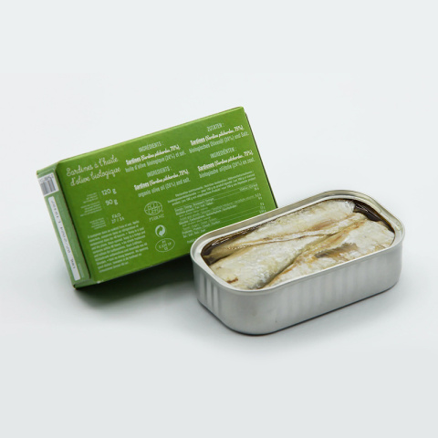 Sardynki w oliwie Bio Extra Virgin, Portugalia