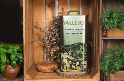 Vallejo, hiszpańska Oliwa Extra Virgin, kwasowość <0,17 odmiana Picual 5L Vallejo, hiszpańska Oliwa Extra Virgin, kwasowość <0,17 odmiana Picual 5L